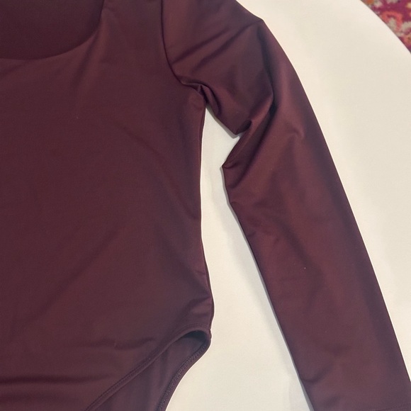 Old Navy Dark Purple Long Sleeve Bodysuit - Picture 2 of 6